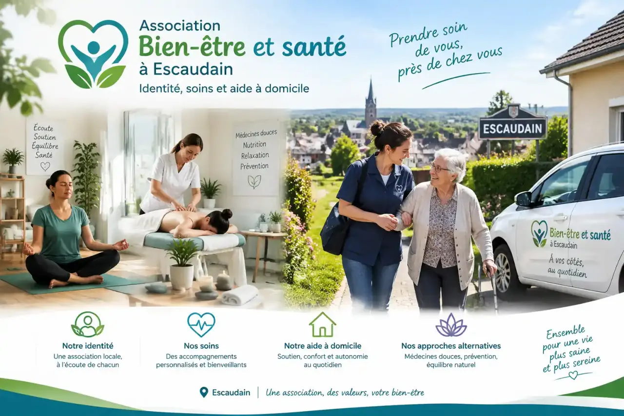 Association Bien-être et santé à Escaudain : identité, soins et aide à domicile