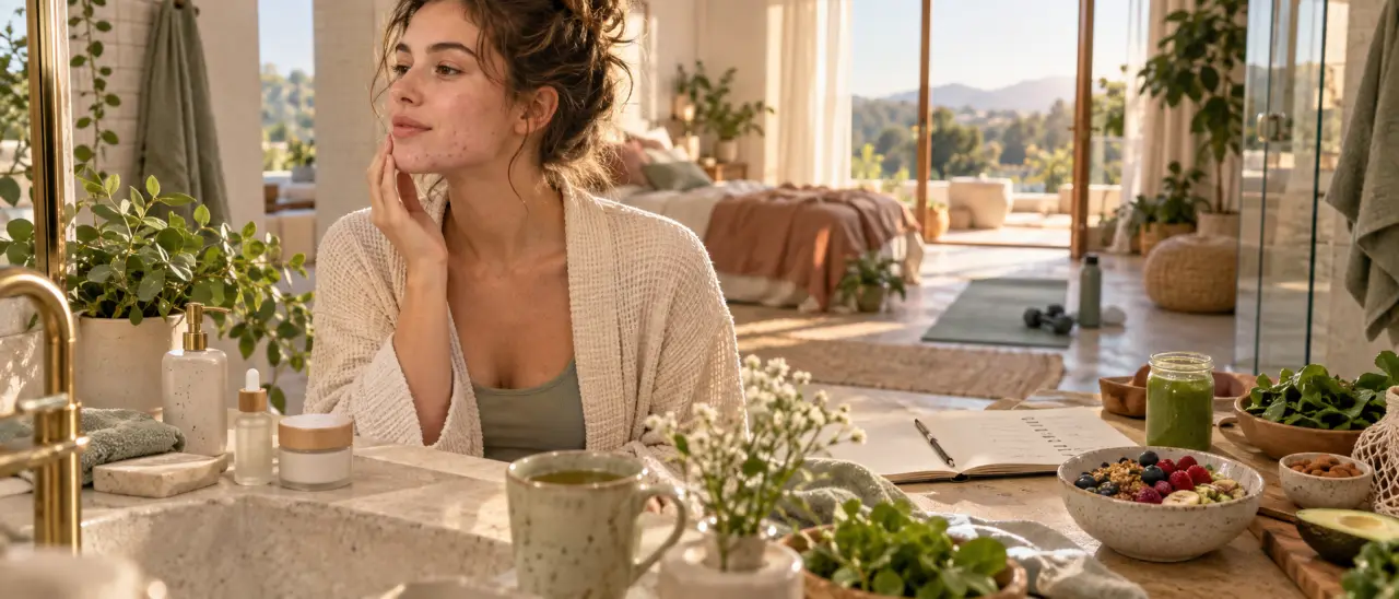 Acné hormonale : une approche naturelle exige plus qu’un soin local