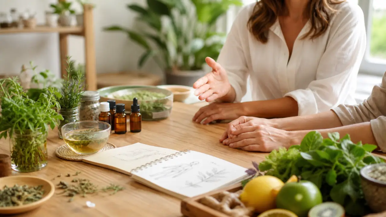 Ambiance lumineuse et sereine illustrant l'écoute du corps en naturopathie