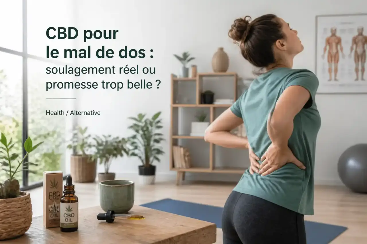 CBD pour le mal de dos : soulagement réel ou promesse trop belle ?
