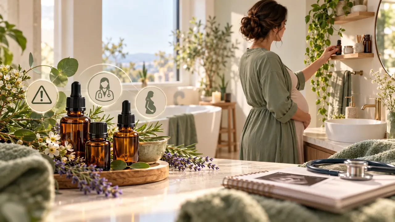 Huiles essentielles et grossesse : le naturel n’exclut pas le risque