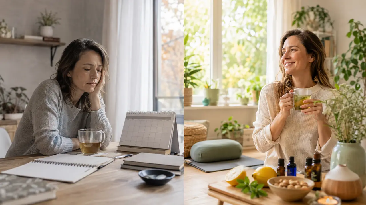 Intérieur lumineux et apaisant invitant au recentrage et au repos