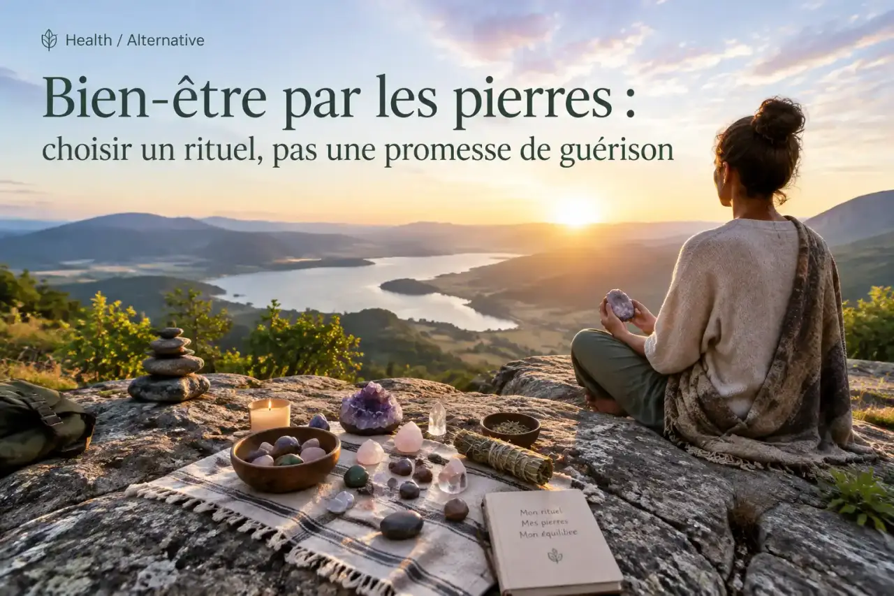 Bien-être par les pierres : choisir un rituel, pas une promesse de guérison