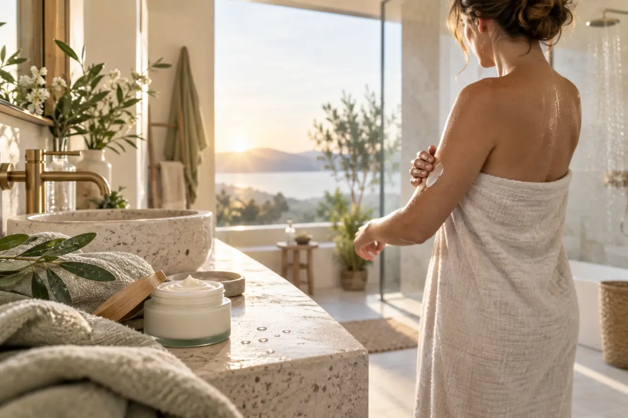 Peau qui tiraille : appliquez votre soin naturel sur peau encore humide